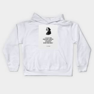 Oscar Wilde Inspiring Quote Kids Hoodie